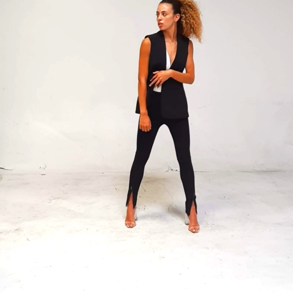 BCBGMAXAZRIA Christopher moto leggings - Picture 2 of 4